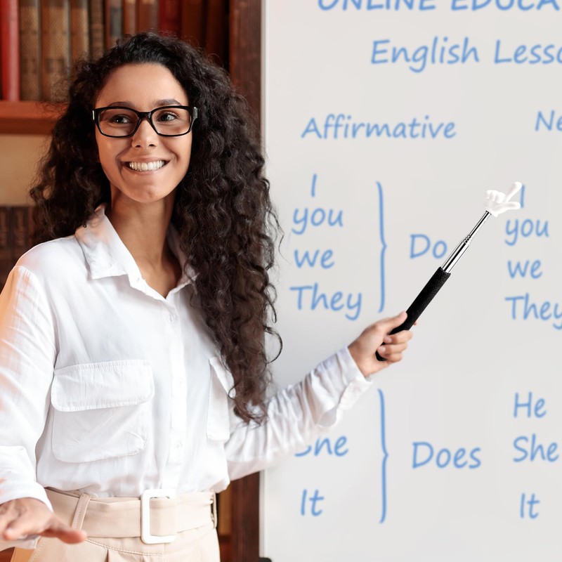 3 Pcs Pointer Finger Stick,Telescopic,Pointers for Kids Reading,Teachers,Extendable Retractable Hand