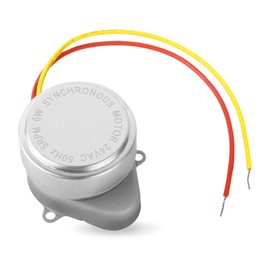 ECHASL 802360JA Zone Valve Motor Replacement, Fits Honeywell V8043/V8044 Solenoid, 24V, 50/60Hz, 5W, 6/5 RPM, Silver