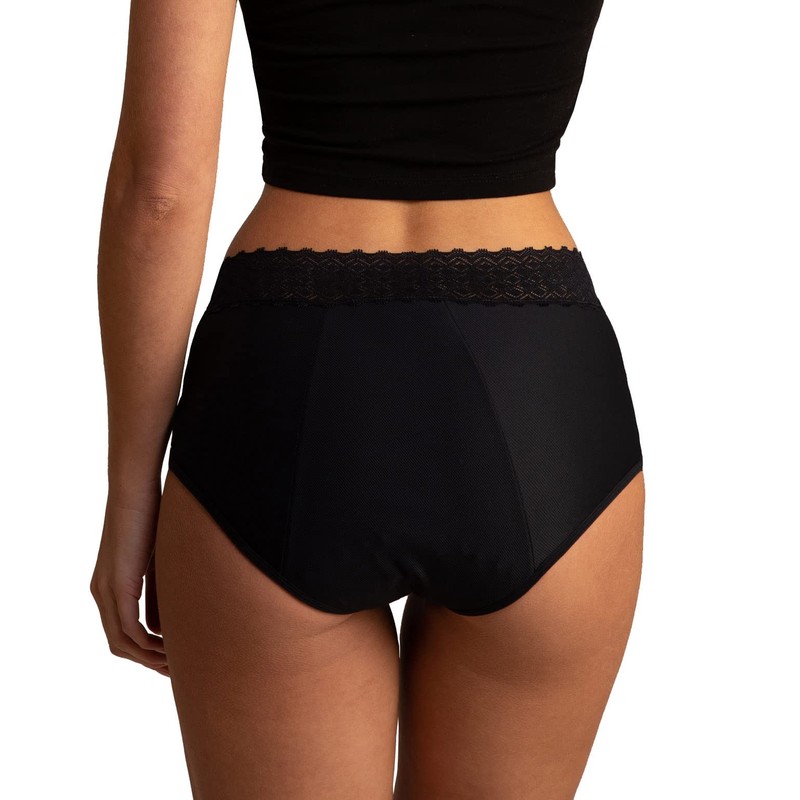 Suzy & Me Black Period Pants by TOTM. Bikini or
