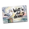 Seagull Watercolour Souvenir Magnet Watt'n Dat Denn? Funny Souvenir Magnet