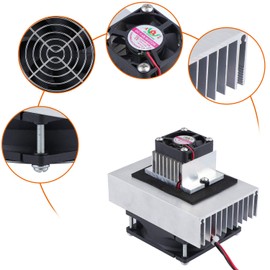HSEAMALL 12V DC Peltier Thermoelectric Cooling System with Semiconductor Cooling System Conductor Module TEC1-12706 Peltier Cooler Kit