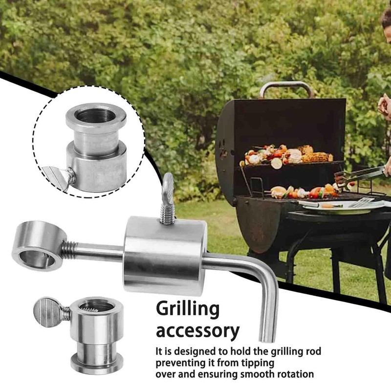 Lyfengdeam Stainless Steel Weight Balancer, BBQ Oven Rod Balance Skewer