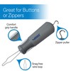 RMS Button Hook with Zipper Pull - Button Assist Device