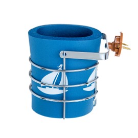 Attwood Attwood 11672-4 Chrome-Plated Steel Gimbaled Mounted Mug Beverage Holder with Insulation