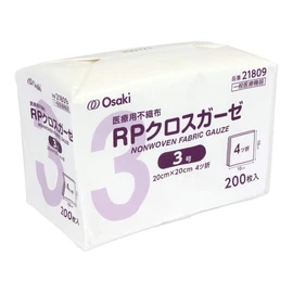 オオサキメディカル RPクロスガーゼ3号 200枚入