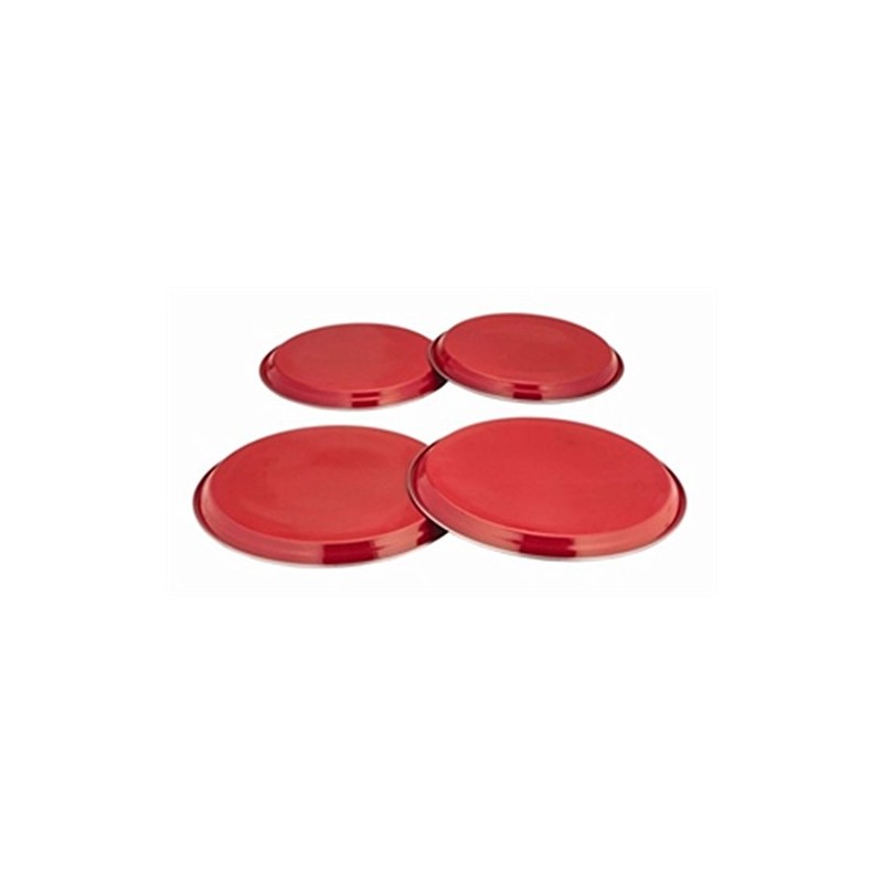 Zodiac ZOD4BCS-R 4-Piece Hob Covers, Red