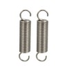sourcing map Extended Tension Spring Wire Diameter 0.047", OD 0.39",