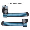 Half Finger Adjustable Cycling ShockAbsorbing Gloves AntiSlip Bicycle Gloves Blue(Blue