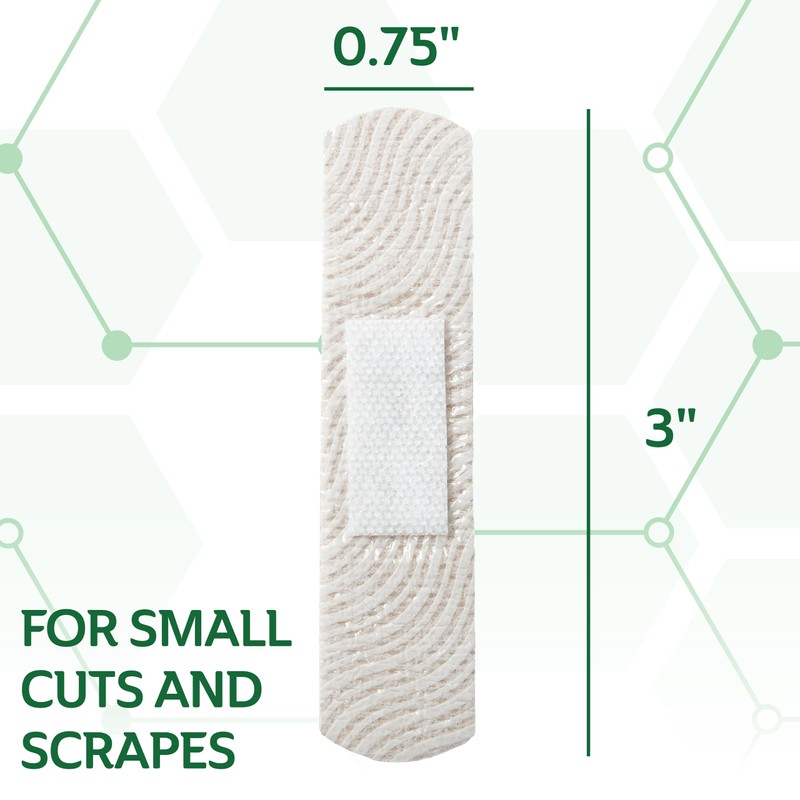 CURAD Truly Ouchless! Silicone Bandages, .75" x 3", for Sensitive