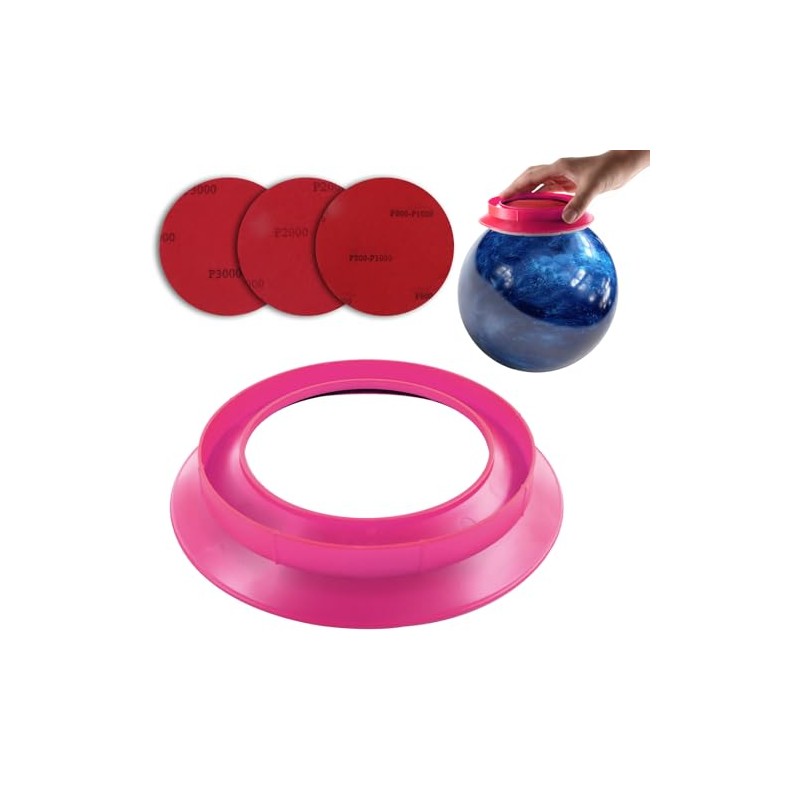 Universal Sanding Pad Holder for Bowling Balls – Comes with