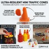 30pcs Mini Traffic Cones – Small Traffic Cones Plastic Mini
