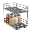 OCG 2 Tier Pull Out Spice Rack Organizer（6.3" W x