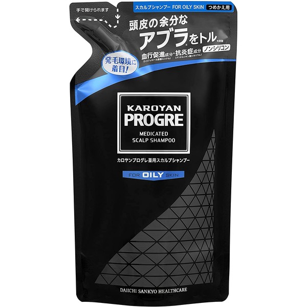 Daiichi Sankyo Health Care Caroyan Progress Medicated Scalp Shampoo OILY 8.5 fl oz (240 ml) [Quasi-drug]