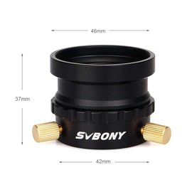 SVBONY Telescope Adapter Telescope Mount Adapter M42X0.75 1.25" Eyepiece Adapter Photography Accessories