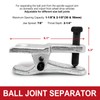 5pcs Front End Service Tool 5-in-1 Ball Joint Separator, Pitman