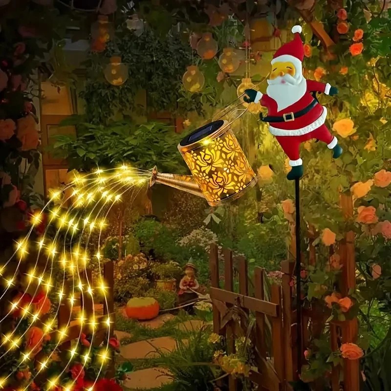 Santa Claus Solar Lantern for Outdoor Decor – IP65 LED