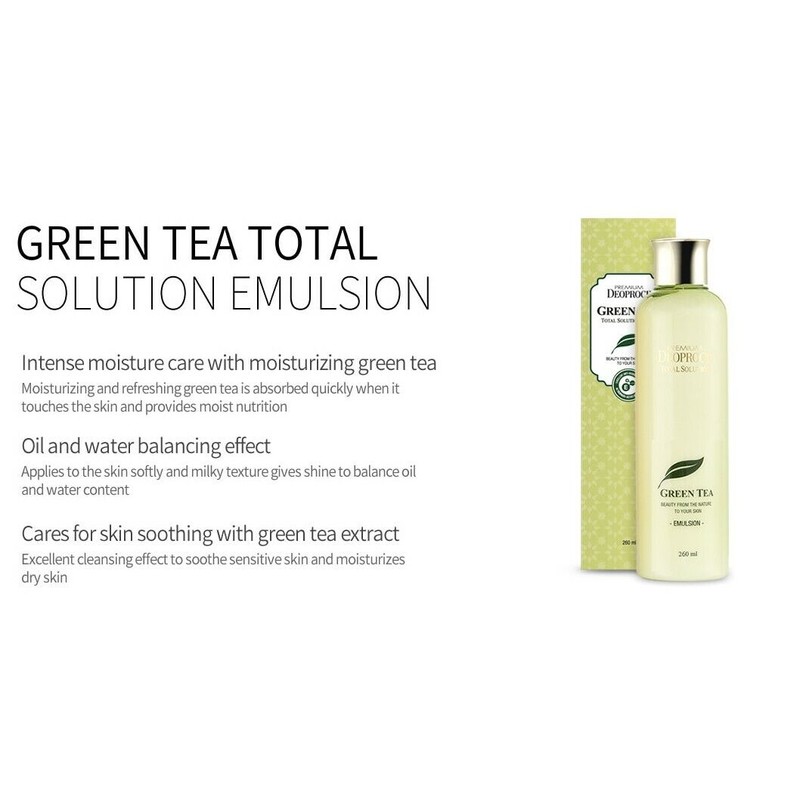 Deoproce Premium Green Tea Total Solution Skin Care 3 Set
