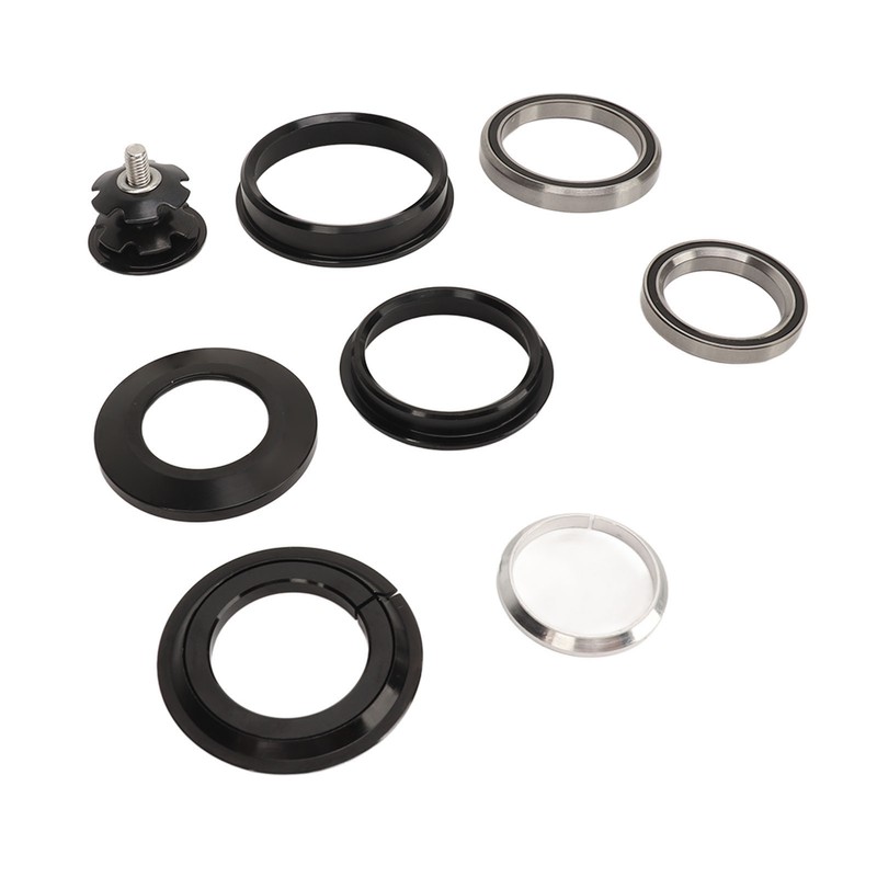 Bicycle Front Fork Bowl Set Aluminum Alloy Dual Bearings Mountain