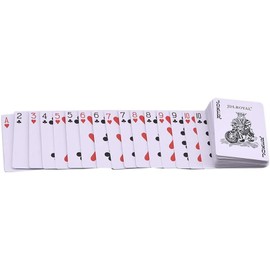 MOMOMAGE Electric Deck Acrobatics Waterfall Card Magic Tricks Special Deck Close up Street Magic Gimmick Illusion Prop Funny (Red Back)
