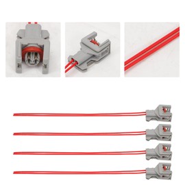 Taesayl Delphi DJ70229A-3.5-21 Female Diesel Injector Connector with Cable Delphi 240PC024S8014 Cable Connector with Cable Car FC Injection Pack of 4