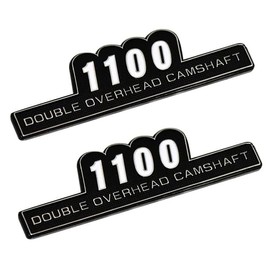Mad Max Side Cover Emblem 1100 Left & Right Set Double Sided Tape Fits 1100cc DOHC Kawasaki Honda Yamaha Suzuki kawasaki honda yamaha suzuki etc Zephyr 1100 Z1 Z2 Old Car Accessories Custom Parts