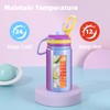 weisidi Kids Water Bottle, Leak-proof Kids Cup With Straws Lids,