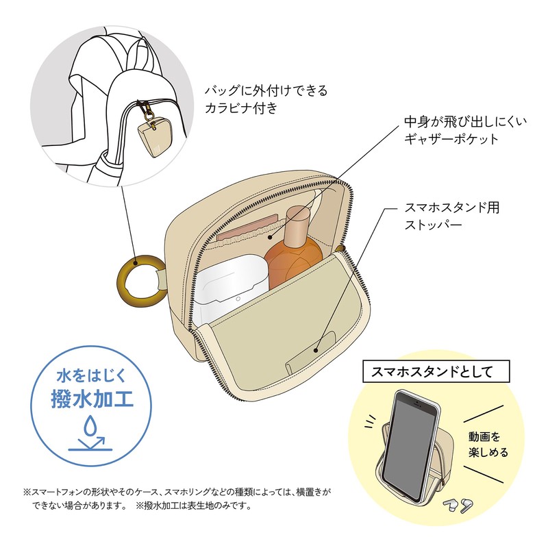 Kleid 8552-04 Mini Stand Carrying Pouch