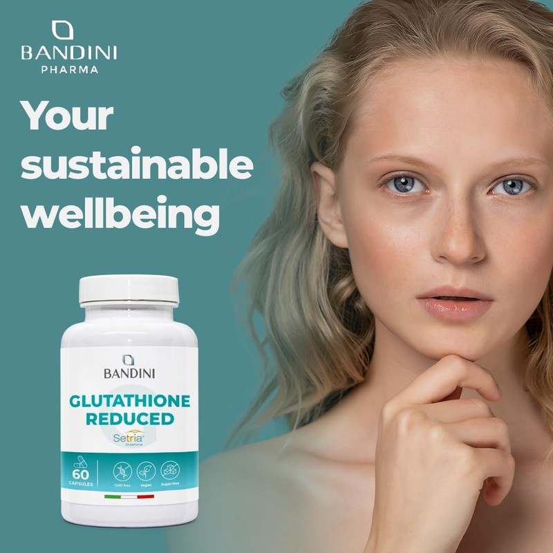 Bandini® High Strength Glutathione Reduced 250mg per Capsule | L-Glutathion