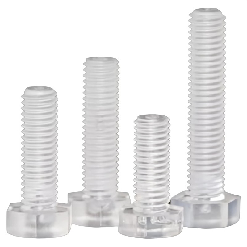 happinesspark PC (Polycarbonate) Acrylic Plastic Transparent Metric Phillips Pan Head