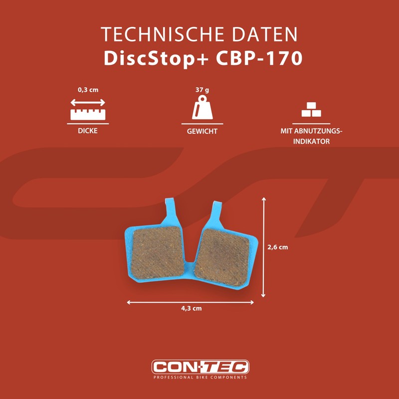 CONTEC Disc Stop and Disc Brake Pad Magura MT5 4250311373072