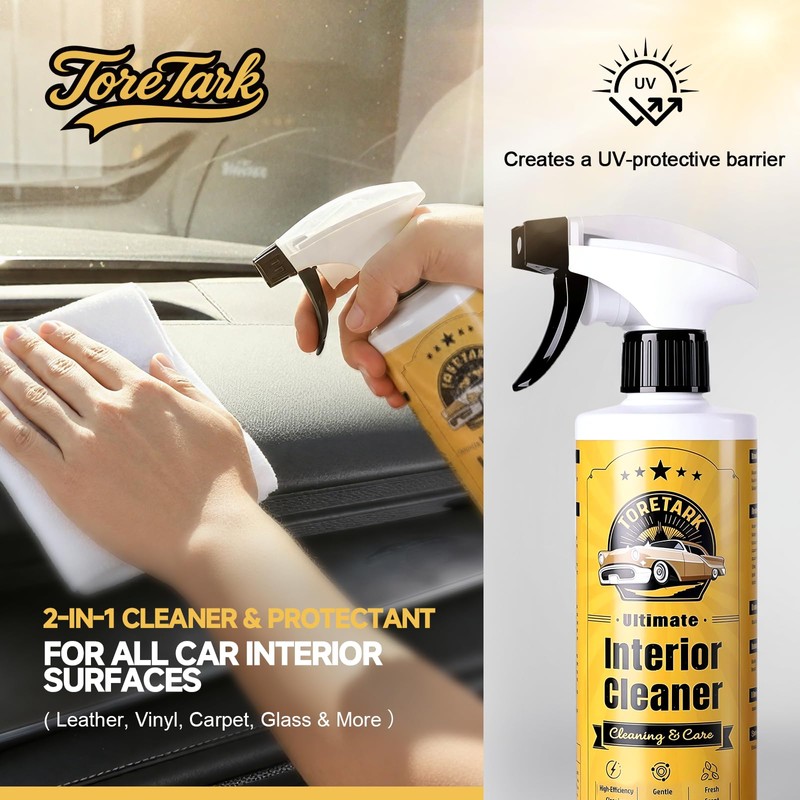 Deep Clean Interior Car Cleaner Kit, Not Just a Spray