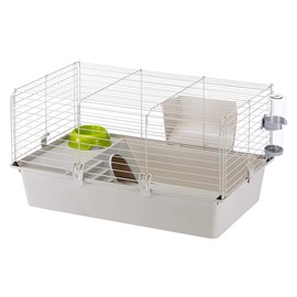 Ferplast Cavie Guinea Pig Cage & Rabbit Cage | Pet Cage Includes ALL Accessories to Get You Started & a 1-Year Warranty