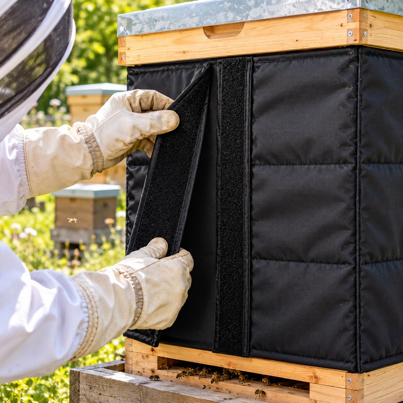 Beehive Insulation Wrap for Winter Protection – 75.2" × 23.5"