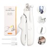 Dog Nail Trimmers, Rechargeable Cat Nail Clipper with Ultra Bright