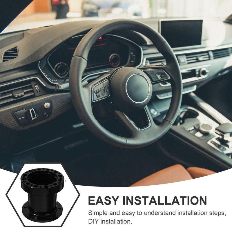 iplusmile 1set Car Steering Wheel Adapter Plate Steering Wheel Adapter