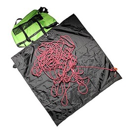 Psychi Rock Climbing Rope Bag with Ground Sheet Buckles and Carry Straps (Green)