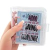 Saving Challenge Book $1000, 3 Ring Binder Clear Cover Money