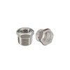 Beduan Stainless Steel Reducer Hex Bushing 1" Male NPT to