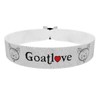 Goatlove Stoffarmband - Wasserfestes Satinarmband für Tierliebhaber - Handgefertigtes, farbenfrohes