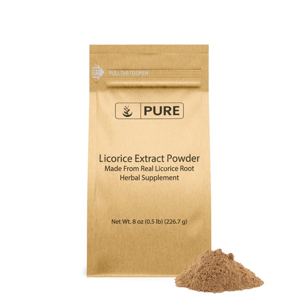 Licorice Extract (8 oz), Pure & Natural, Non-GMO & Gluten-Free Mulethi, Eco-Friendly Packaging
