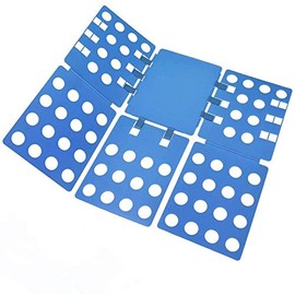 XLKJ 66 x 57cm Blue Fast Folding Board, Folding Clothes Board for Home Usage, Flip Folding Board for Family, Protable Flip Fold Clothes Folder
