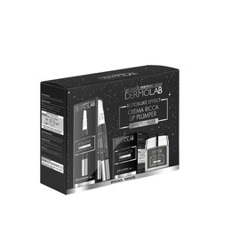 Dermolab - Beauty Box Crema Ricca 50ml e Lip Plumper Effetto Filler, con Acido Ialuronico per Pelle e Labbra Levigate e Rimpolpate