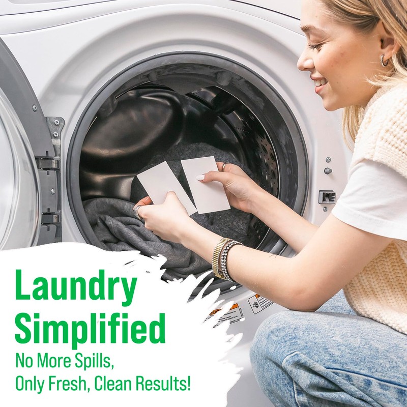Rockin' Green Active Wear Travel Laundry Detergent Sheets - Mess-Free