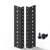 Jingchengmei 4U Steel Vertical Rack Rail Pair with Hardware (4U,