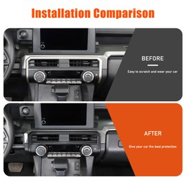 Center Console Air Vent Outlet Cover Trim Fit for Toyota Tacoma 2024-2026