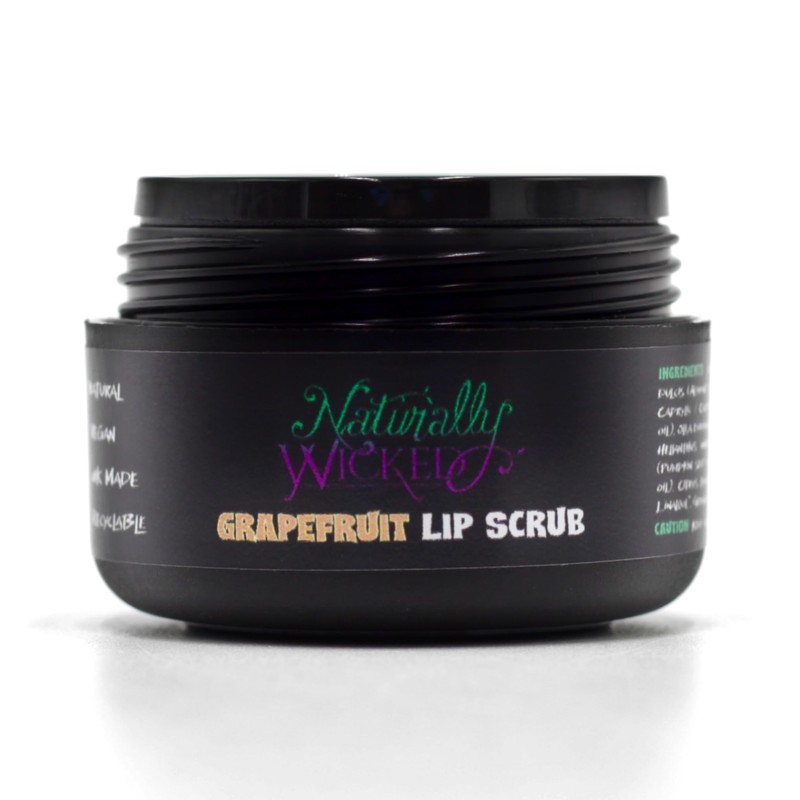Naturally Wicked Grapefruit Lip Scrub | Natural & Vegan Sugar