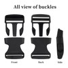 RETON 30 PCS 1 1/2 Inch Side Release Buckles, Heavy