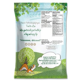 Unbleached White Fine Pastry Flour, 5 Pounds - Stone Ground from Soft White Whole Wheat Berries, Finely Milled and Sifted, Unbromated, Kosher, Vegan, Bulk, Great for Crustier Bread Baking, Biscuits, Muffins, Cakes, Brownies, Cookies, Pie Crust, and Panca