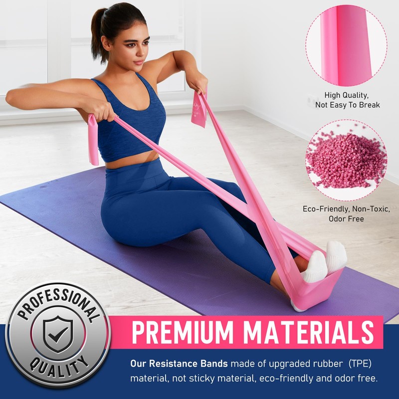 WALITO Resistance Bands for Working Out, Exercise Bands for Women