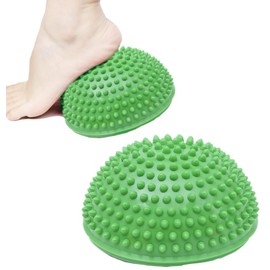 A'sTool 2 Piece Foot Foot Urn Balance Ball Half Circle Hemisphere Set (Purple)